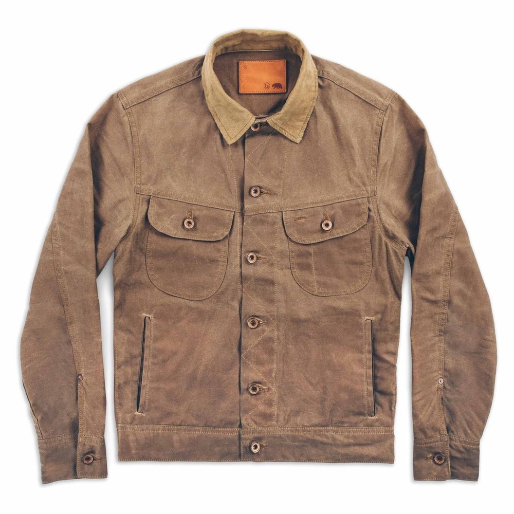 Waxed Canvas Tan Long Haul Jacket NWT